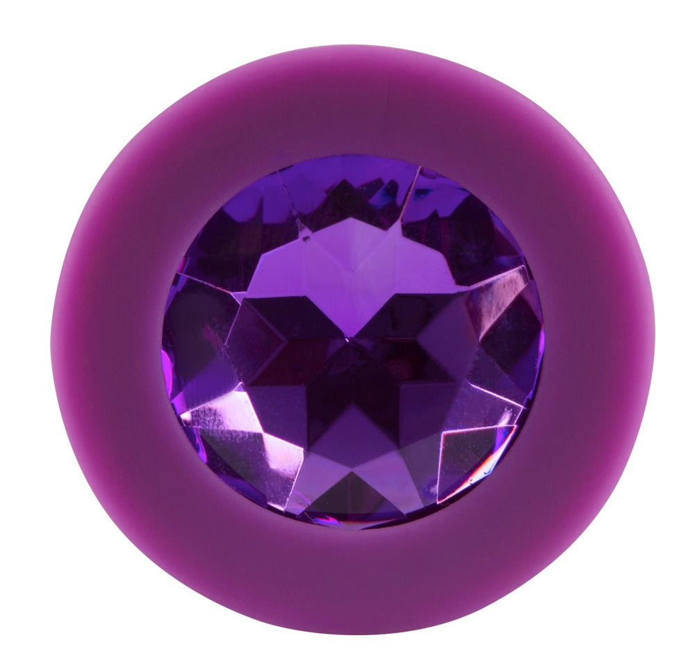 Colorful Joy Jewel Purple Plug - Plug Anal Morado con Cristal