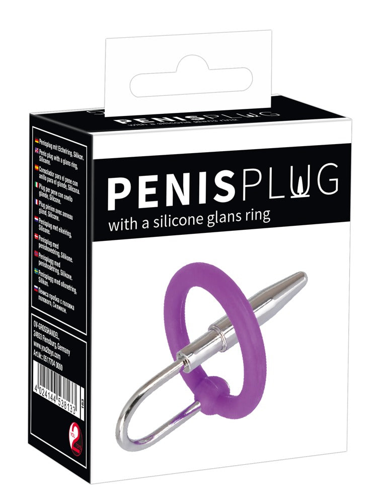 Penis Plug + Anillo de Silicona para Glande Penisplug - Estimulación Uretral