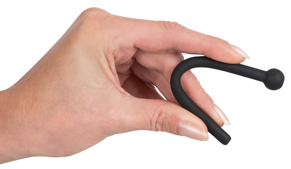 Penis Plug Piss Play Black - Estimulador Uretral de Silicona