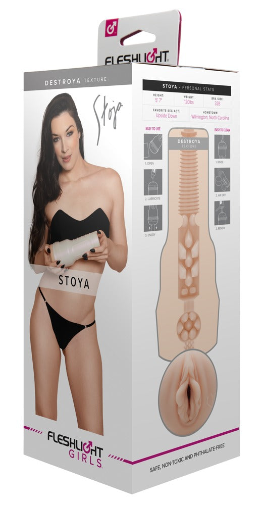 Fleshlight Stoya Destroya - Masturbador con Textura Destroya