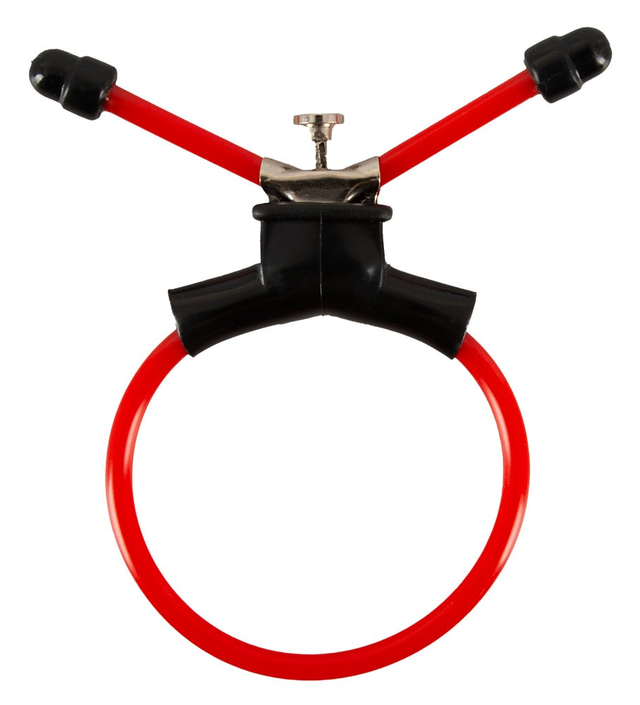 Red Sling Cock Ring You2Toys - Anillo Potenciador de Erección Ajustable