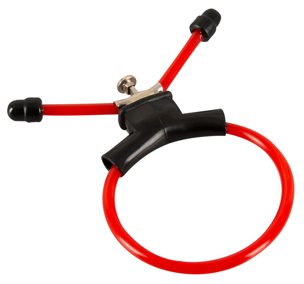 Red Sling Cock Ring You2Toys - Anillo Potenciador de Erección Ajustable