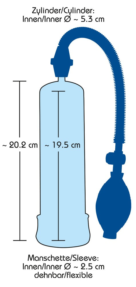 Bang Bang Blue Penis Pump - Bomba de Vacío para Pene