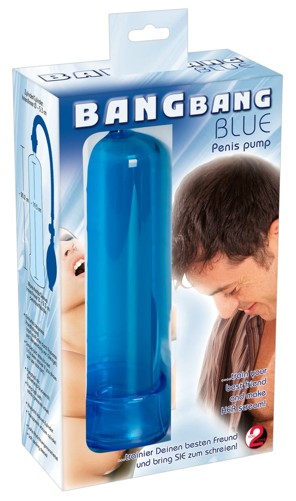 Bang Bang Blue Penis Pump - Bomba de Vacío para Pene