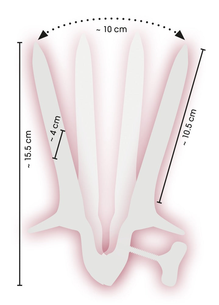 Espéculo Vaginal Fetish Collection - Acero Inoxidable Profesional