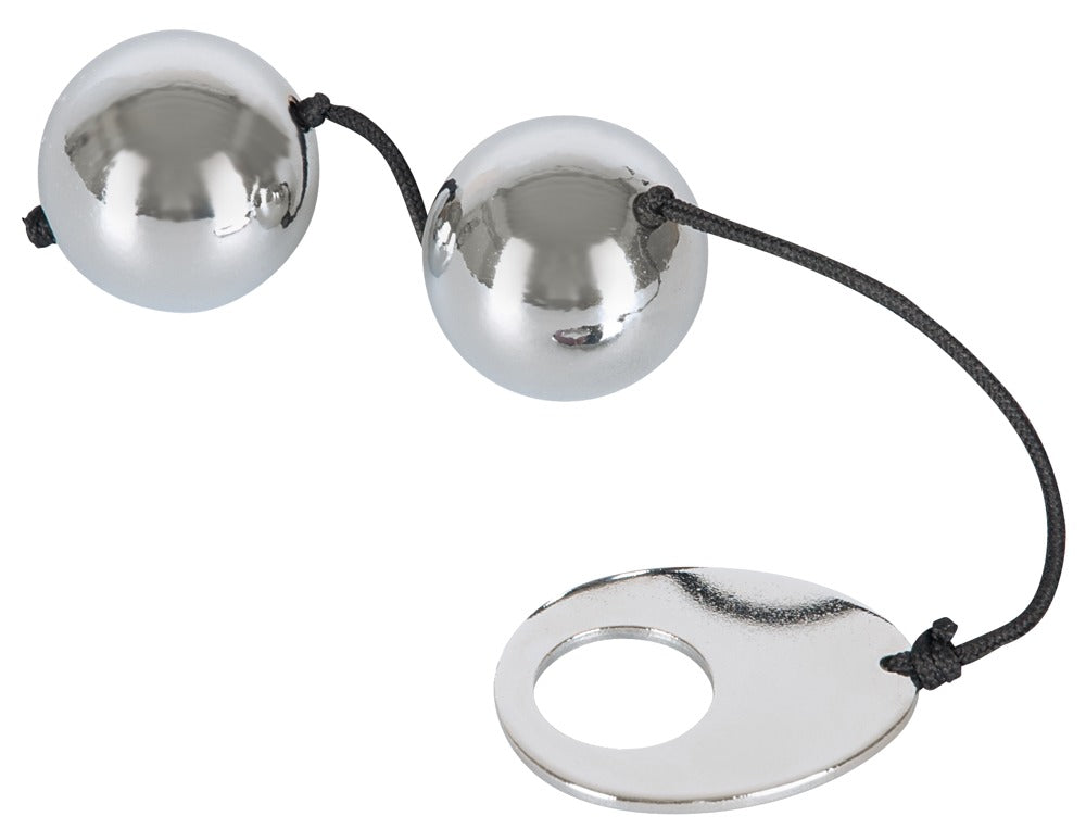 Metal Love Balls Bad Kitty - Bolas Chinas de Acero para Fortalecimiento Íntimo