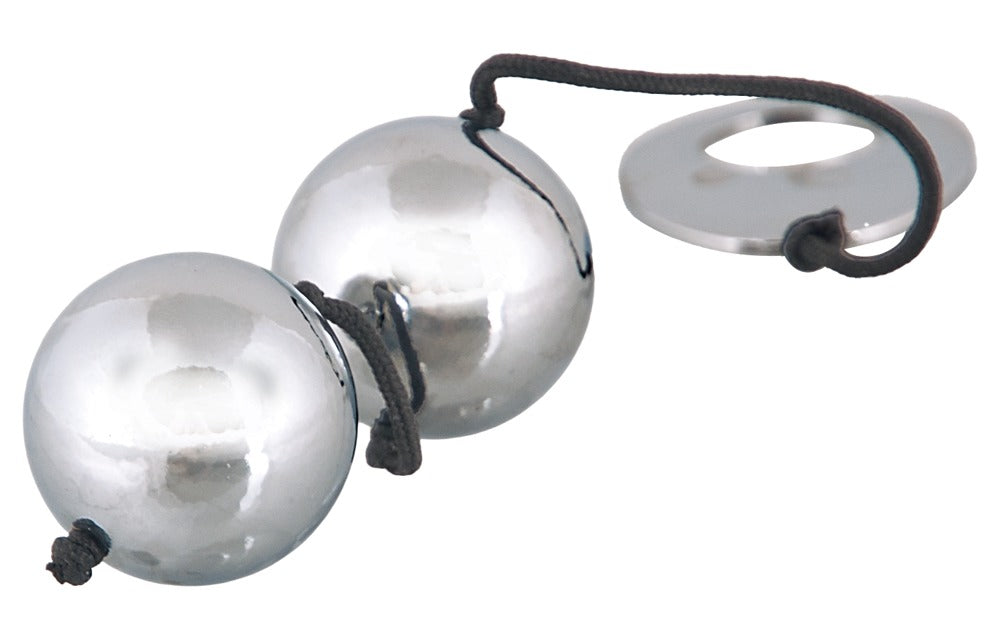 Metal Love Balls Bad Kitty - Bolas Chinas de Acero para Fortalecimiento Íntimo