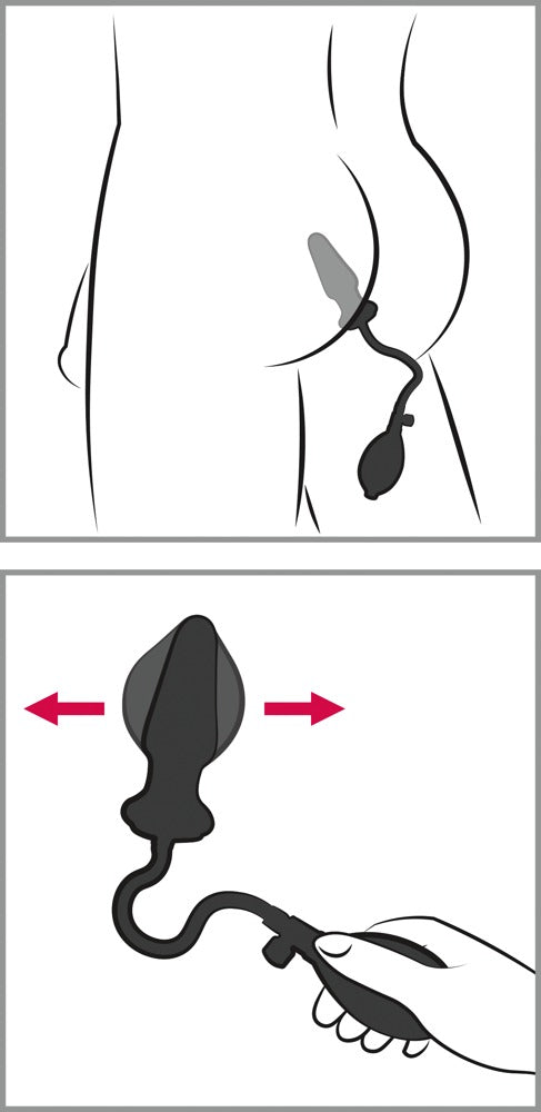 Latex ButtPlugs Anal Expert You2Toys - Dilatador Inflable