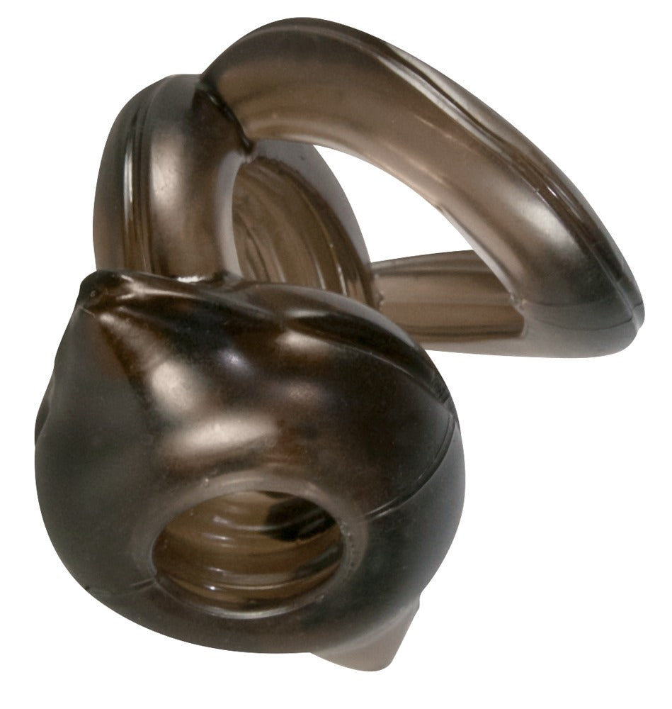 Bad Kitty Cock Ring - Trío de Anillos Pene/Testículos TPE