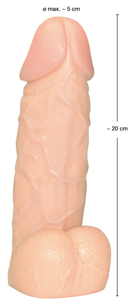 Big Dong You2Toys - Dildo Realista Flexible con Testículos