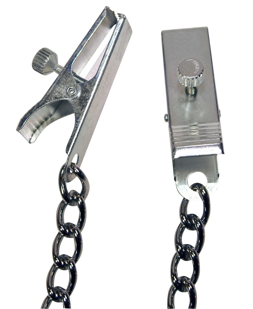 Boob Chain + Nipple Clamps SX - Cadena y Pinzas Ajustables