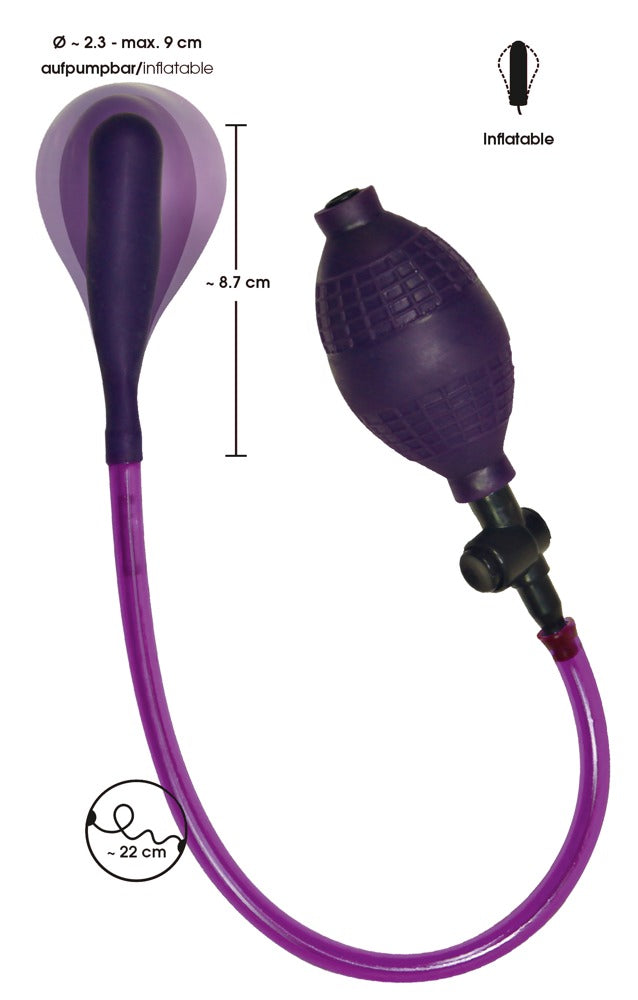 Bad Kitty Anal Balloon - Globo Anal Inflable de Látex con Bomba Manual