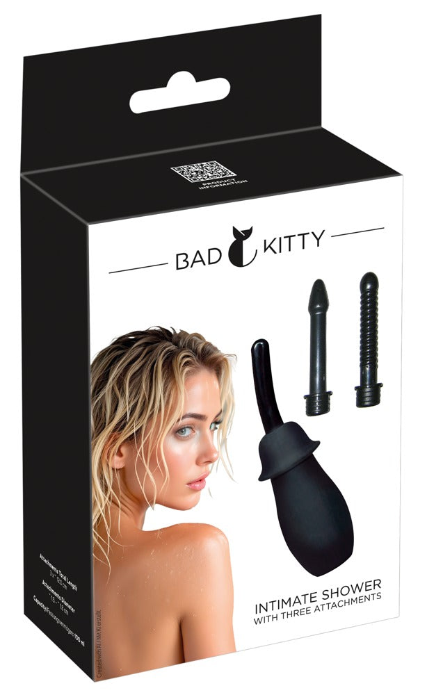Ducha Íntima Bad Kitty con 3 Apliques Intercambiables