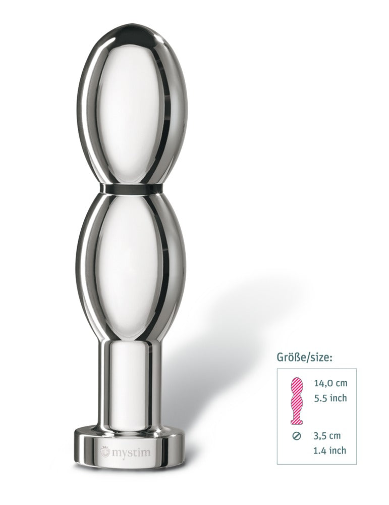 O(h!)-thello Oval Dildo Electro - Mystim Aluminio Médico