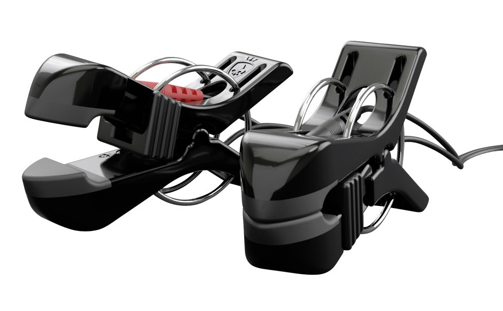 Mystim New Bites Bipolar Clamps - Pinzas Electro con Contactos Dorados