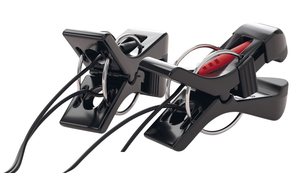 Mystim New Bites Bipolar Clamps - Pinzas Electro con Contactos Dorados