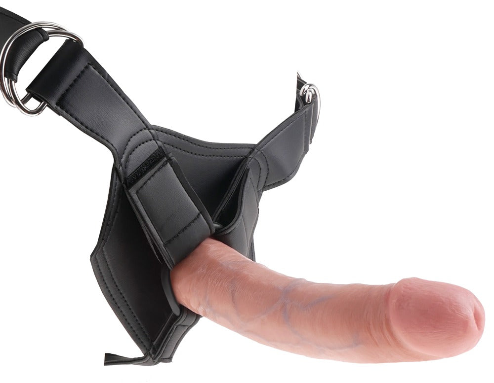 King Cock Strap-On 8 Inch - Arnés con Dildo Realista