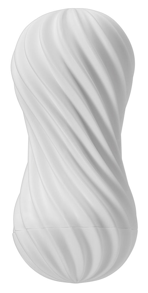 Tenga Flex Silky White - Masturbador Reutilizable con Vacío