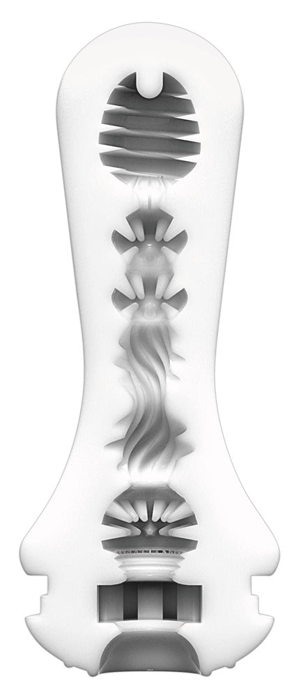 Tenga Flex Rocky Black - Masturbador Reutilizable con Control de Vacío