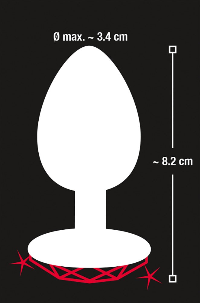 Diamond Butt Plug Medium You2Toys - Plug Anal con Piedra Preciosa