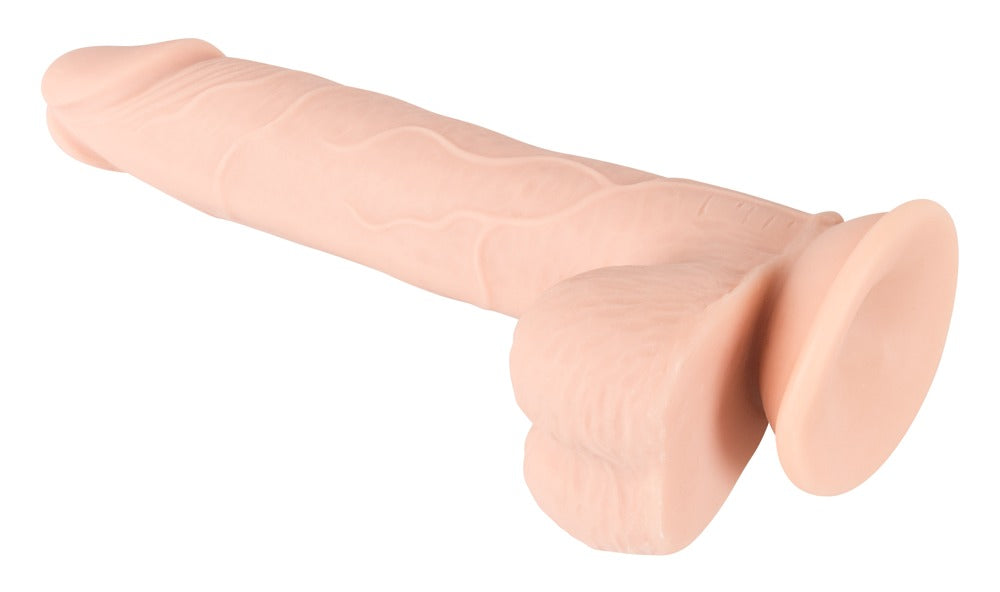 Nature Skin Medium Dildo 24cm - Consolador Realista Flexible con Ventosa