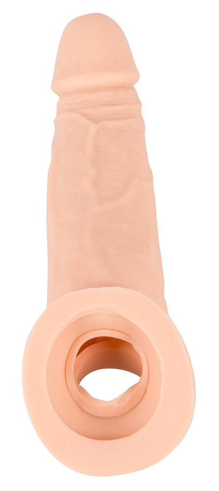 Nature Skin Penis Sleeve - Funda Alargadora con Soporte Testicular