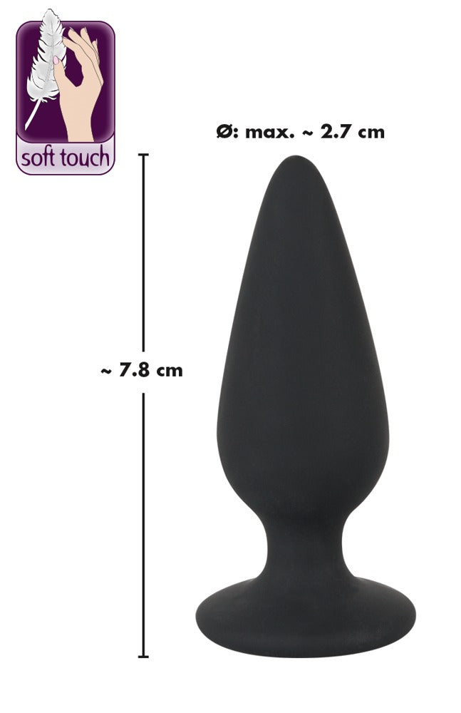 Black Velvets Heavy Plug S 40g - Plug Anal Flexible con Base
