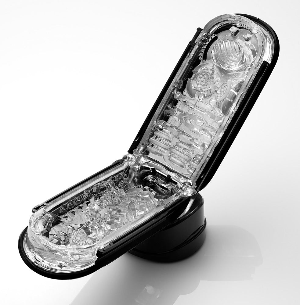 Tenga Flip Zero Black - Masturbador con Bisagra Innovadora