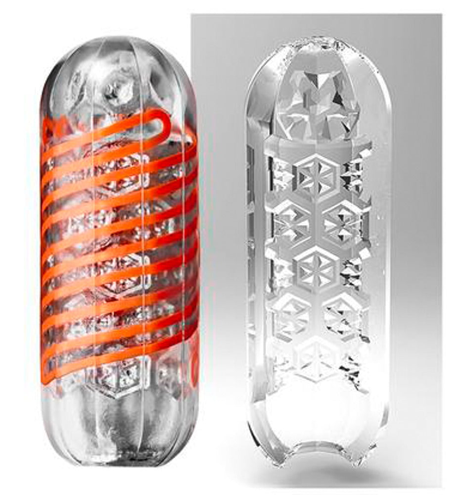 Tenga Spinner Hexa - Masturbador Giratorio con Textura Hexagonal