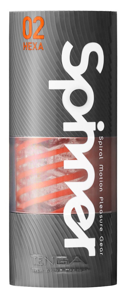 Tenga Spinner Hexa - Masturbador Giratorio con Textura Hexagonal