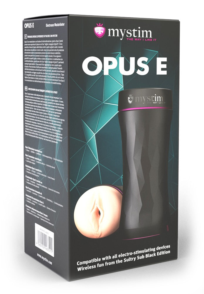 Mystim Opus E Vagina - Masturbador de Estimulación Eléctrica