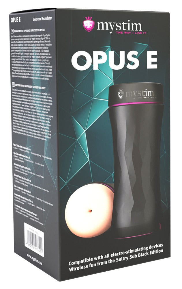 Opus E Anus - Masturbador Electro Estimulación Mystim