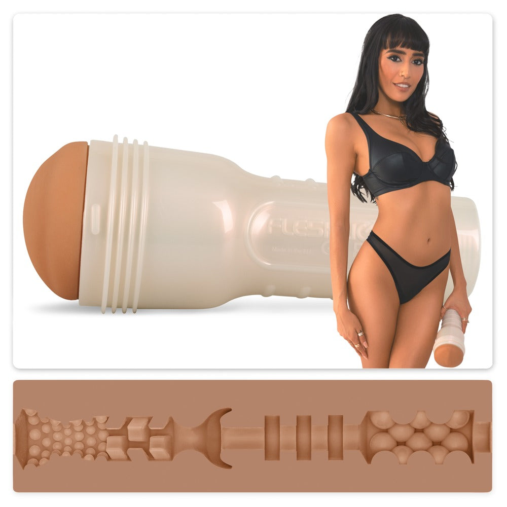 Masturbador Fleshlight Janice Griffith Eden - Vagina Moldeada Superskin