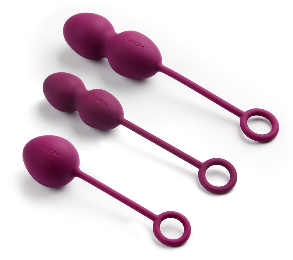 Nova Violet - Bolas Chinas Svakom para Entrenamiento del Suelo Pélvico