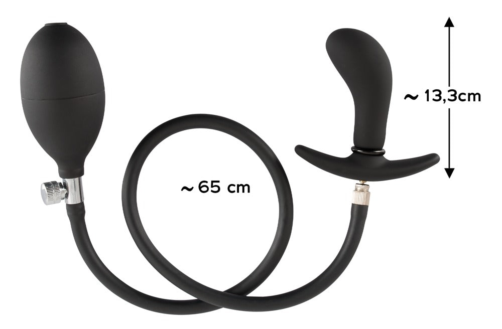 Plug Anal Inflable You2Toys - Silicona con Bomba de Control