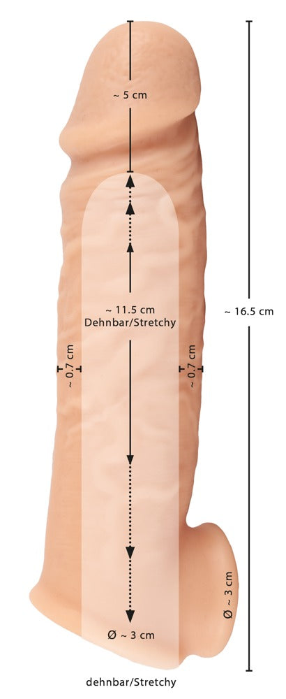 Realistixxx Extension 5 cm - Funda Peneana de Silicona