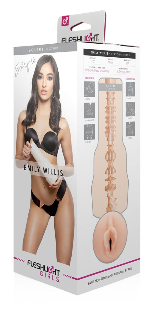 Fleshlight Girls Emily Willis Squirt - Masturbador Realista