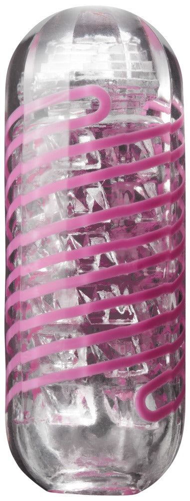 Tenga Spinner Brick - Masturbador Giratorio Reutilizable con Espiral Interna