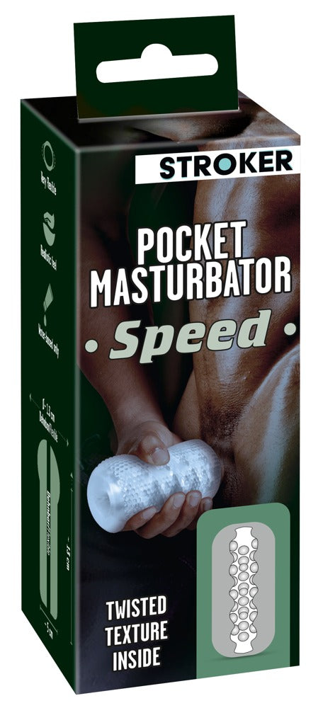 Pocket Masturbator Speed - Masturbador Compacto con Textura Estimulante