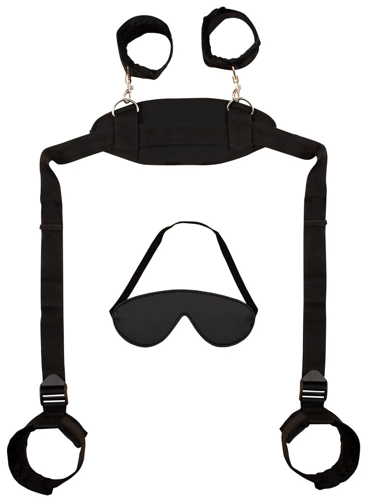 Bad Kitty Neck-Wrist-Ankle Restraint - Bondage de Cuello, Muñecas y Tobillos