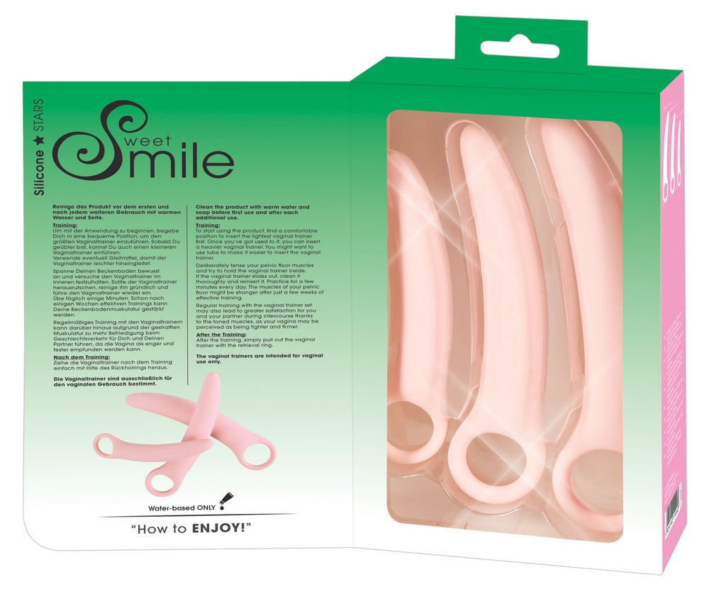 Sweet Smile Vaginal Trainers - Set de 3 Dilatadores Vaginales de Silicona