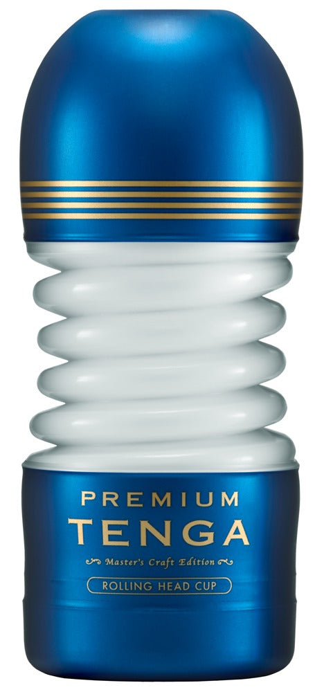 Tenga Premium Rolling Head Cup - Masturbador con Cabeza Rotativa y Control de Succión