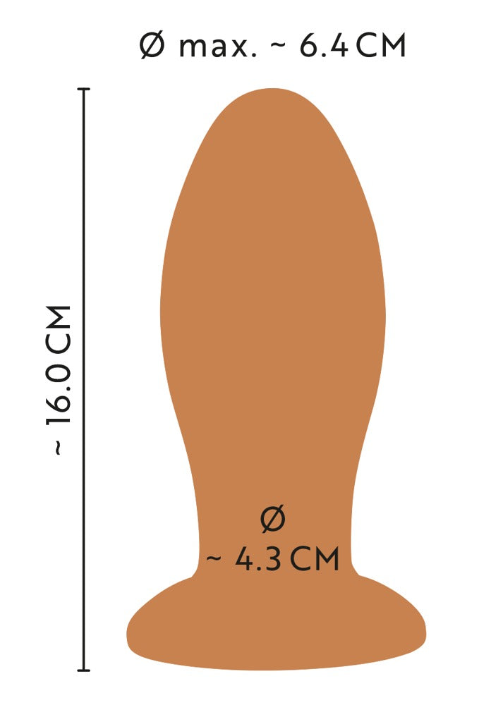 ANOS Big Soft Butt Plug - Plug Anal XL con Ventosa