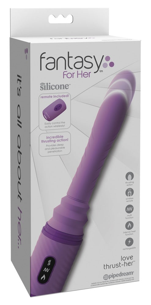 FFH Love Thrust-Her - Vibrador con Función de Empuje, Vibración y Calentamiento