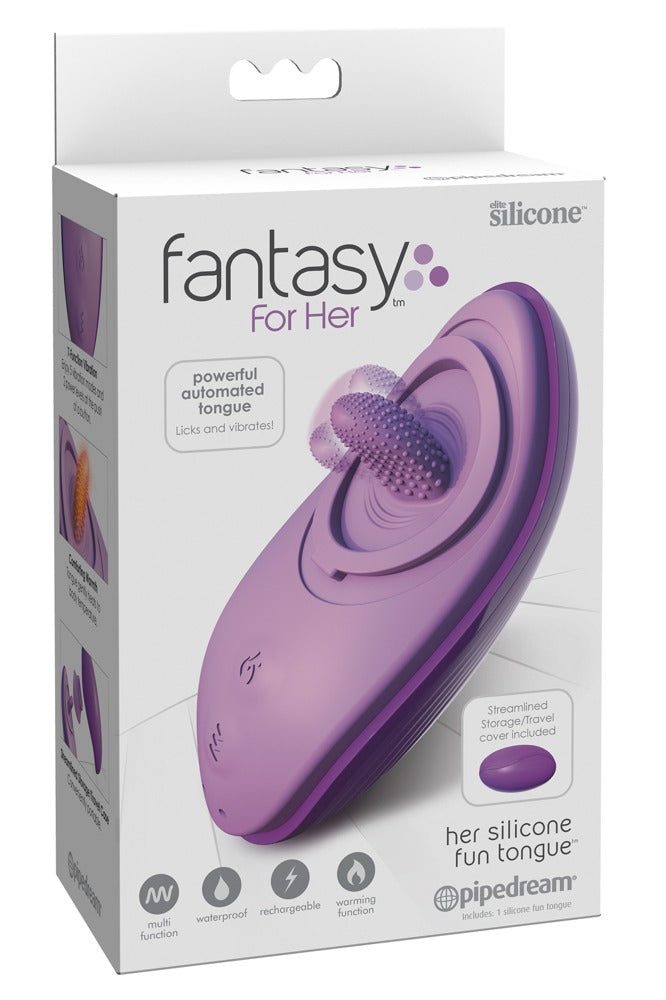 FFH Silicone Fun Tongue - Vibrador Externo de Silicona con Lengua Estimuladora