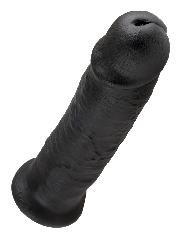 King Cock 10" Dildo Realista Negro - 25,4 cm con Ventosa