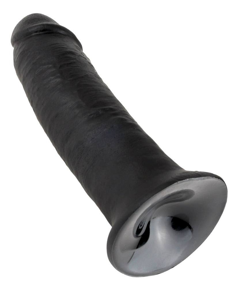 King Cock 10" Dildo Realista Negro - 25,4 cm con Ventosa