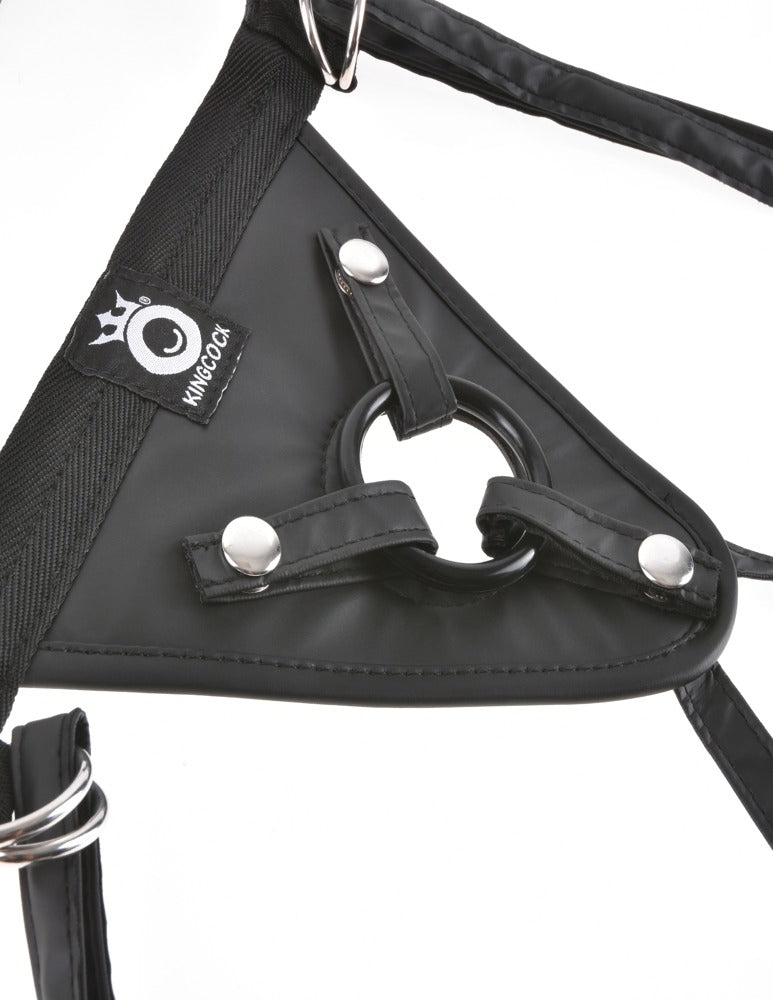 KC Fit Rite Harness Black - Arnés Strap-On Ajustable KING COCK