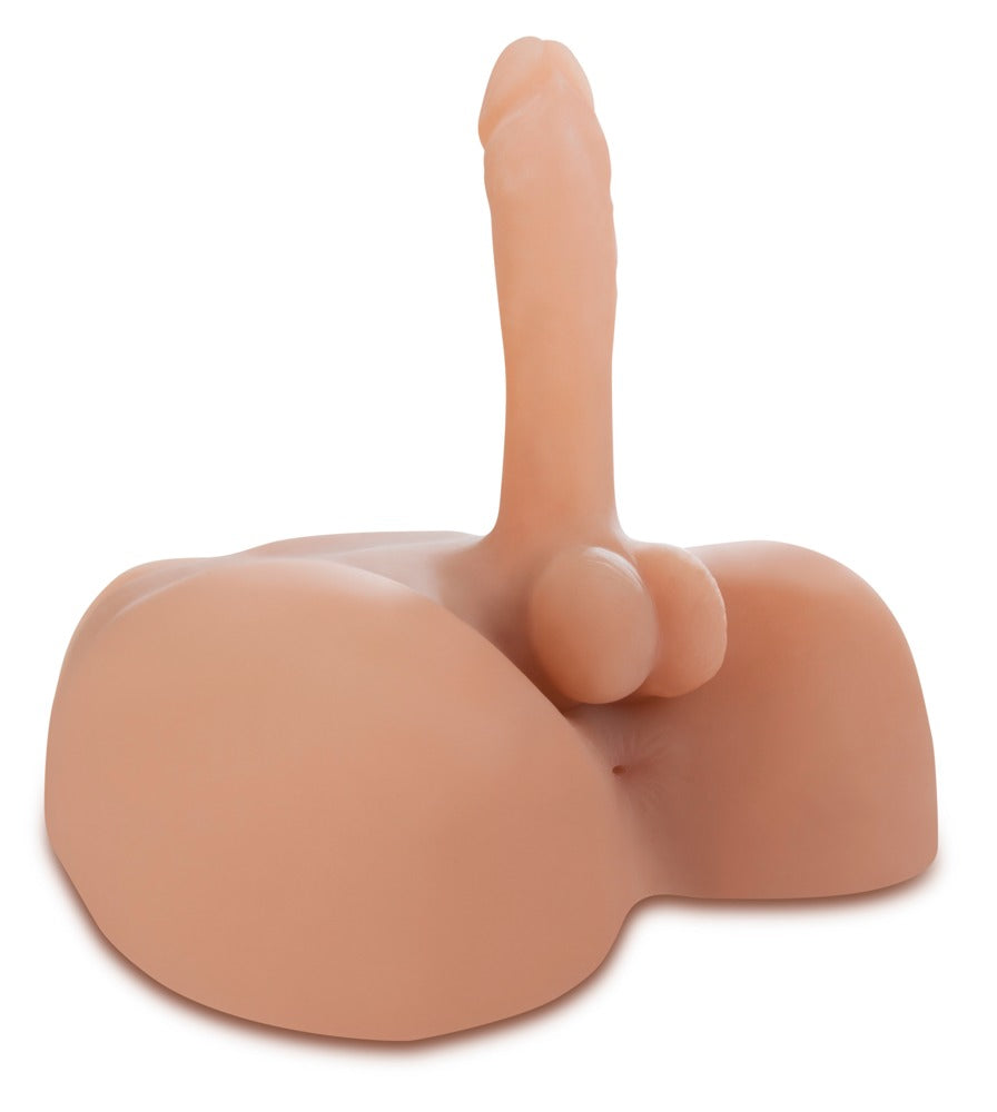 Masturbador Realista Fuck My Hard Cock - Torso con Pene Erecto 18cm