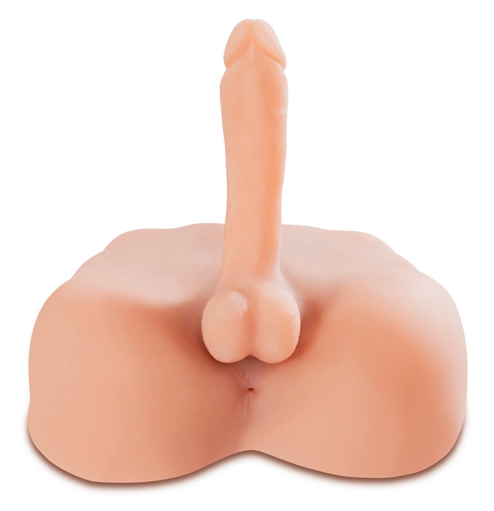 Masturbador Realista Fuck My Hard Cock - Torso con Pene Erecto 18cm